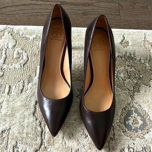 Tory Burch brown heels size 10